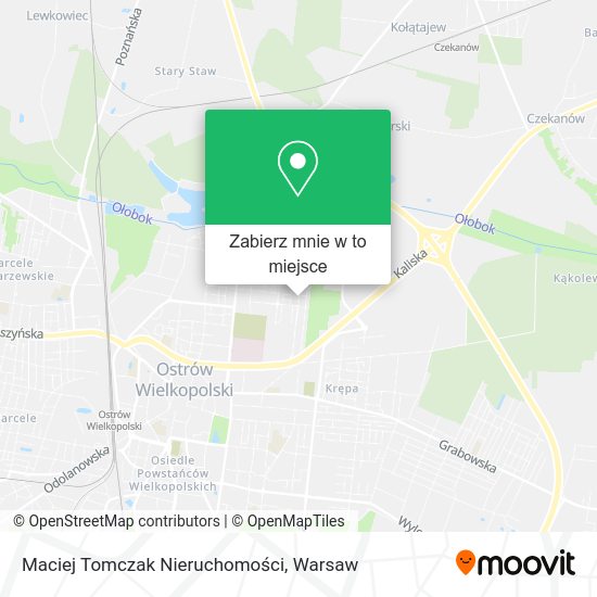 Mapa Maciej Tomczak Nieruchomości