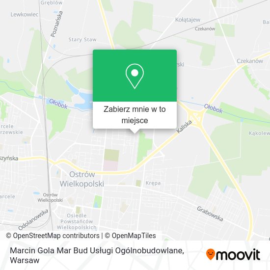 Mapa Marcin Gola Mar Bud Usługi Ogólnobudowlane