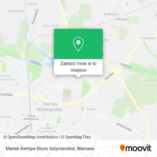 Mapa Marek Kempa Biuro Inżynierskie