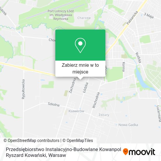 Mapa Przedsiębiorstwo Instalacyjno-Budowlane Kowanpol Ryszard Kowański