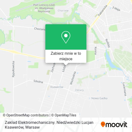 Mapa Zakład Elektromechaniczny. Niedźwiedzki Lucjan Ksawerów