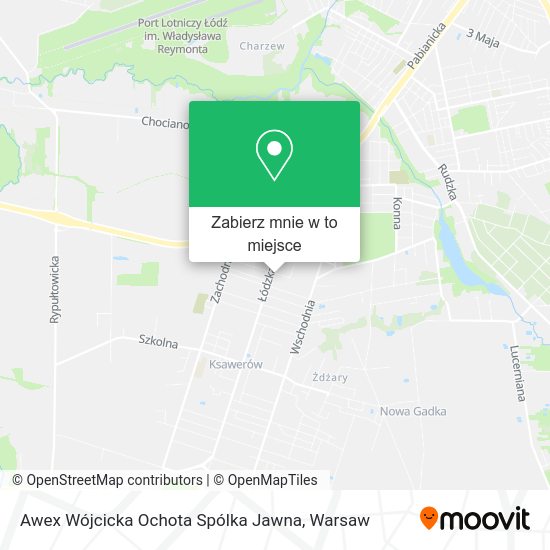 Mapa Awex Wójcicka Ochota Spólka Jawna