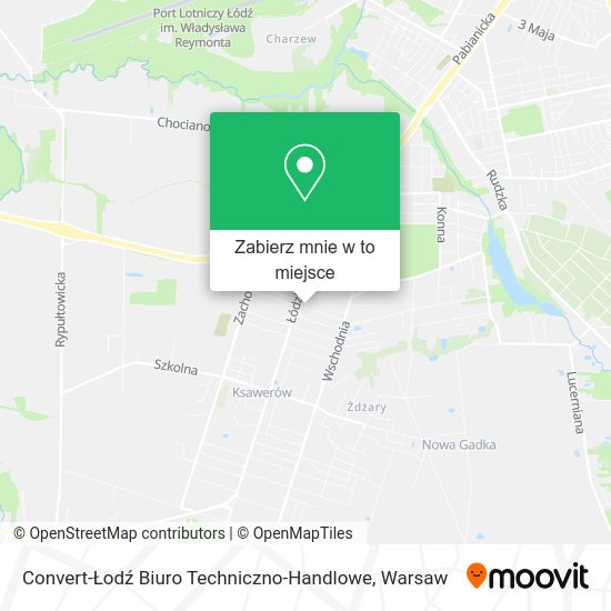 Mapa Convert-Łodź Biuro Techniczno-Handlowe