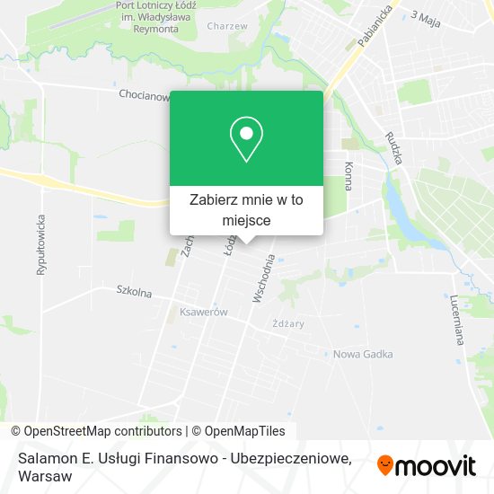 Mapa Salamon E. Usługi Finansowo - Ubezpieczeniowe