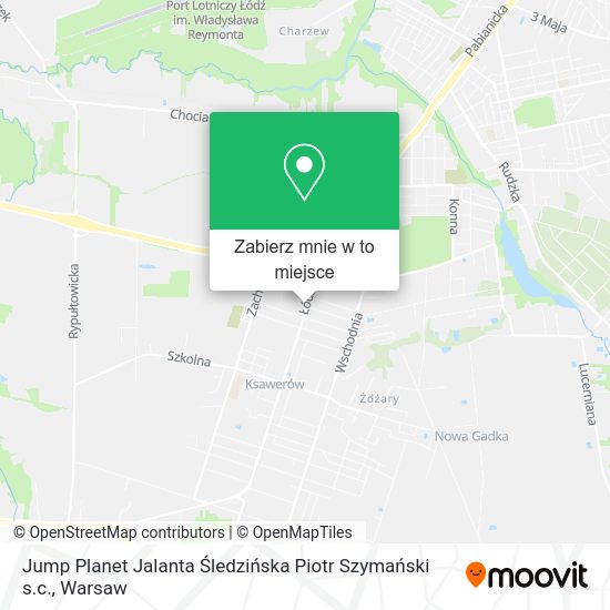 Mapa Jump Planet Jalanta Śledzińska Piotr Szymański s.c.