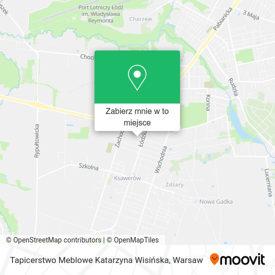 Mapa Tapicerstwo Meblowe Katarzyna Wisińska