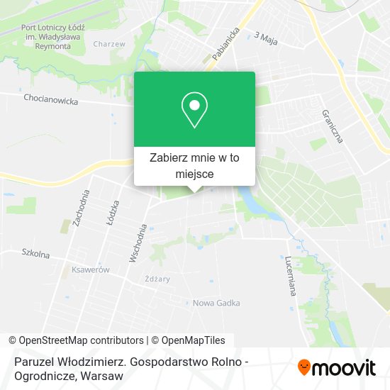 Mapa Paruzel Włodzimierz. Gospodarstwo Rolno - Ogrodnicze