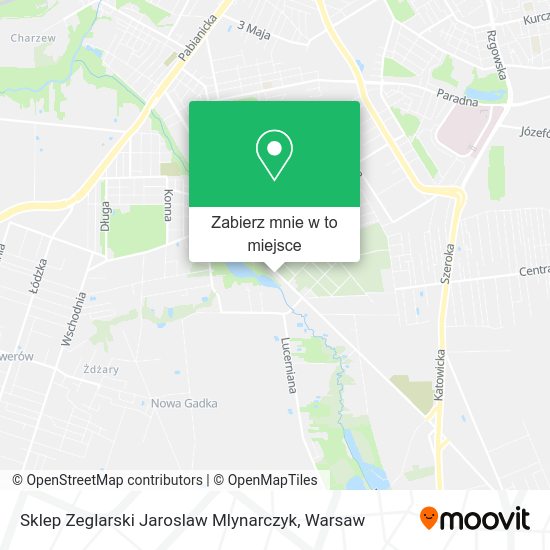 Mapa Sklep Zeglarski Jaroslaw Mlynarczyk