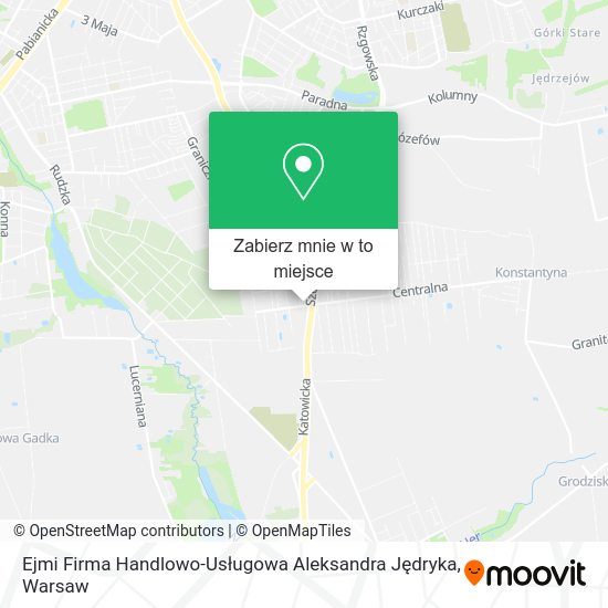 Mapa Ejmi Firma Handlowo-Usługowa Aleksandra Jędryka