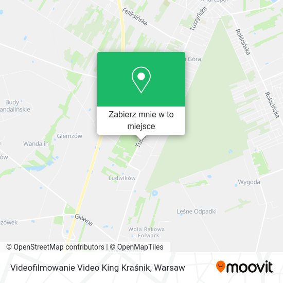 Mapa Videofilmowanie Video King Kraśnik