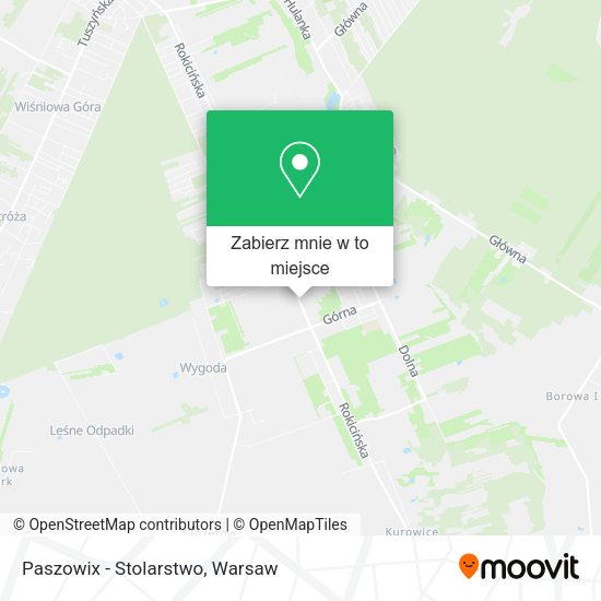 Mapa Paszowix - Stolarstwo