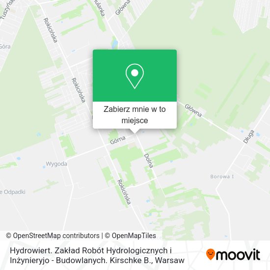 Mapa Hydrowiert. Zakład Robót Hydrologicznych i Inżynieryjo - Budowlanych. Kirschke B.