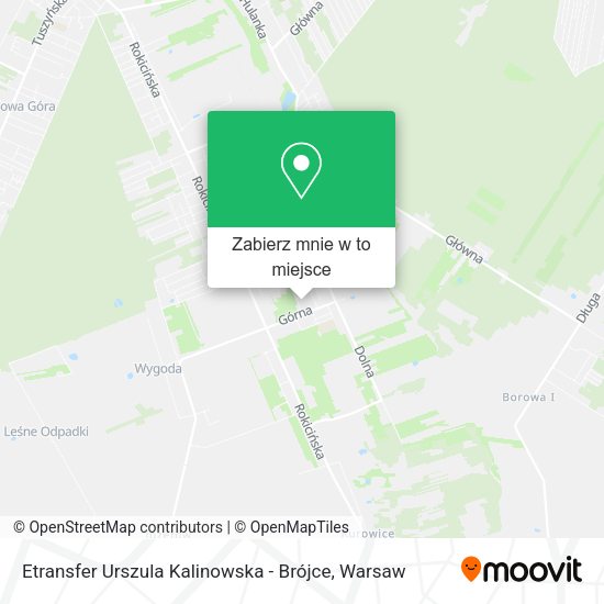 Mapa Etransfer Urszula Kalinowska - Brójce