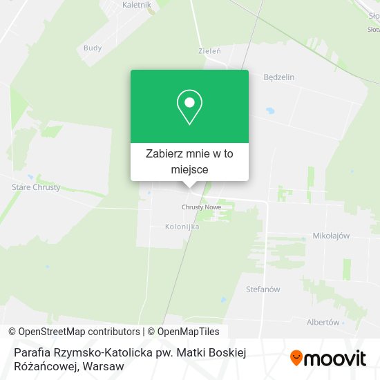 Mapa Parafia Rzymsko-Katolicka pw. Matki Boskiej Różańcowej