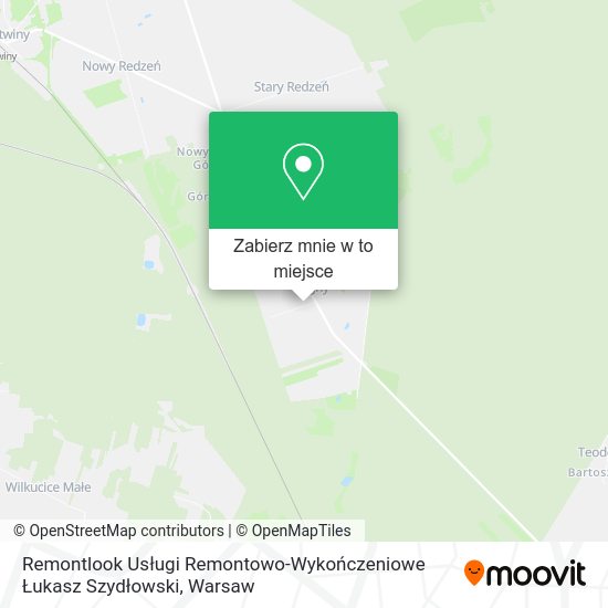 Mapa Remontlook Usługi Remontowo-Wykończeniowe Łukasz Szydłowski