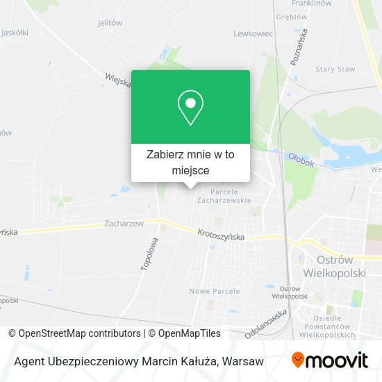 Mapa Agent Ubezpieczeniowy Marcin Kałuża