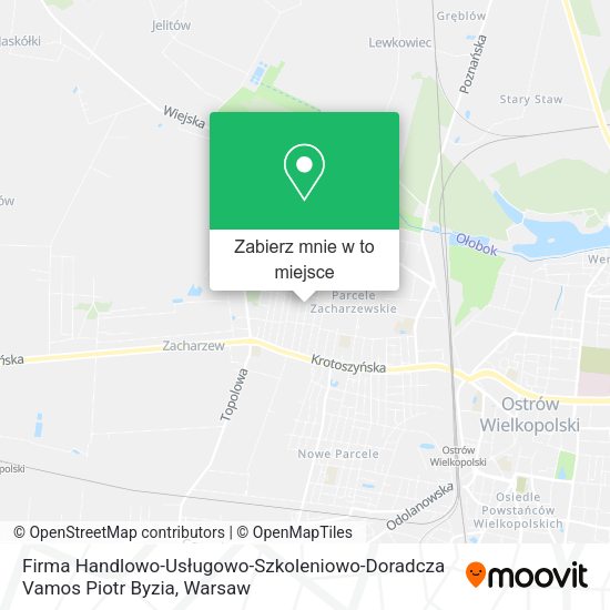 Mapa Firma Handlowo-Usługowo-Szkoleniowo-Doradcza Vamos Piotr Byzia