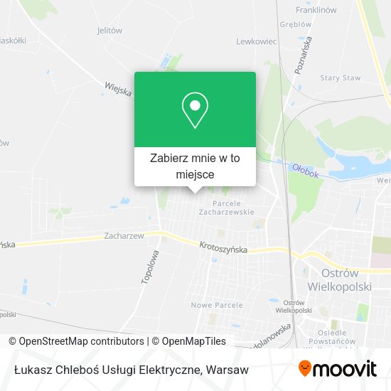 Mapa Łukasz Chleboś Usługi Elektryczne