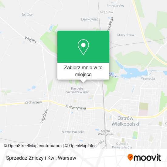 Mapa Sprzedaz Zniczy i Kwi