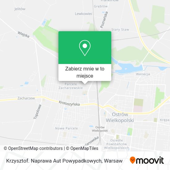 Mapa Krzysztof. Naprawa Aut Powypadkowych