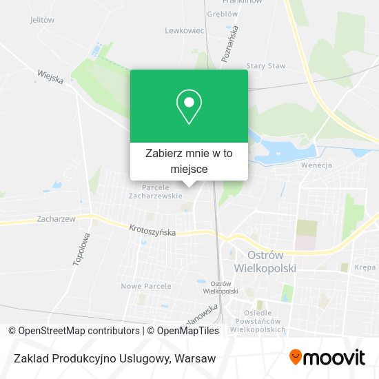 Mapa Zaklad Produkcyjno Uslugowy