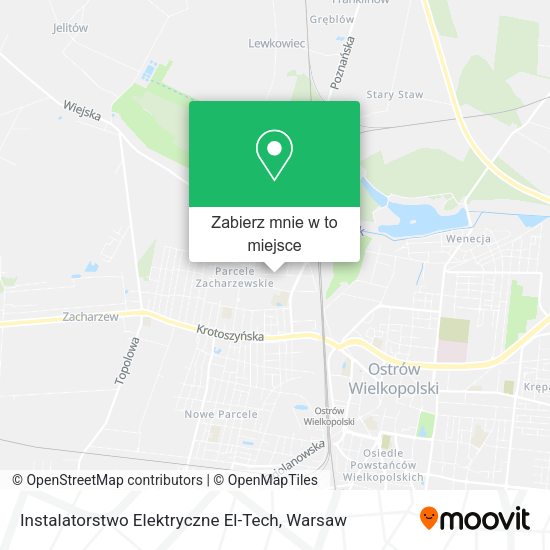 Mapa Instalatorstwo Elektryczne El-Tech