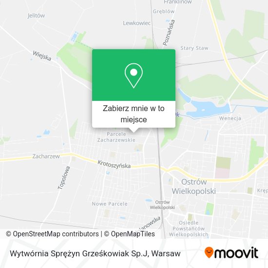 Mapa Wytwórnia Sprężyn Grześkowiak Sp.J