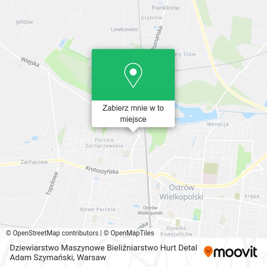 Mapa Dziewiarstwo Maszynowe Bieliźniarstwo Hurt Detal Adam Szymański