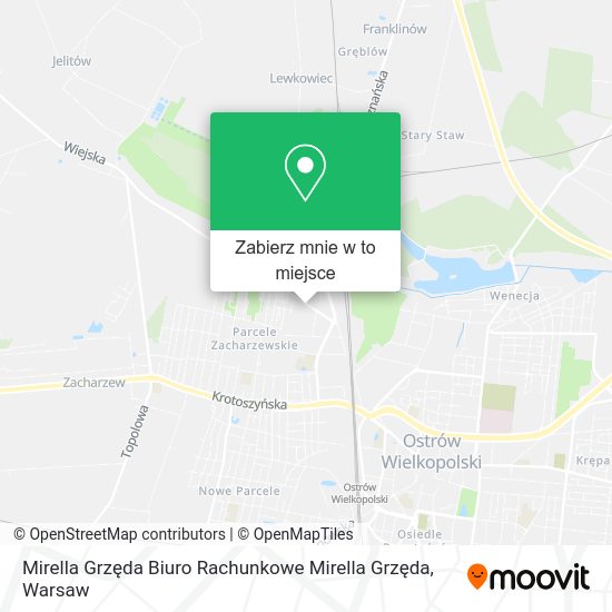 Mapa Mirella Grzęda Biuro Rachunkowe Mirella Grzęda