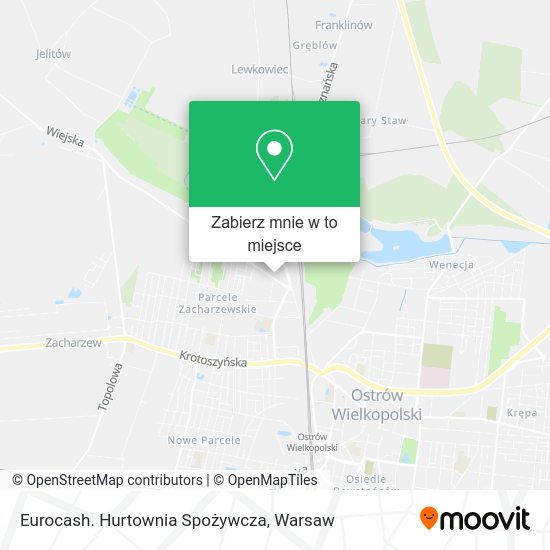 Mapa Eurocash. Hurtownia Spożywcza