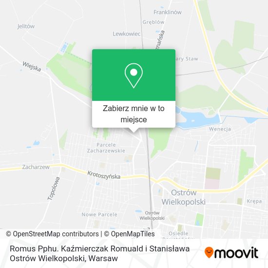 Mapa Romus Pphu. Kaźmierczak Romuald i Stanisława Ostrów Wielkopolski