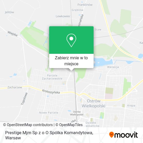 Mapa Prestige Mjm Sp z o O Spólka Komandytowa