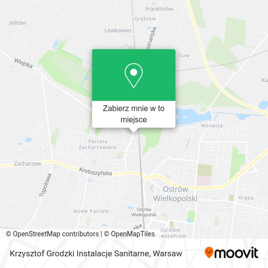 Mapa Krzysztof Grodzki Instalacje Sanitarne