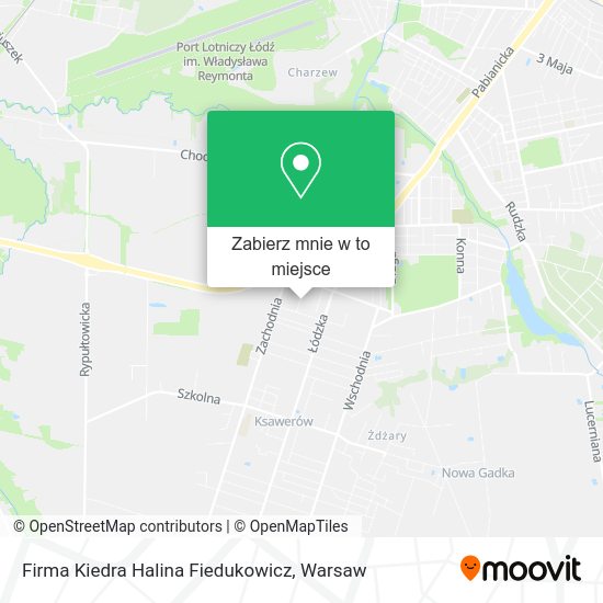 Mapa Firma Kiedra Halina Fiedukowicz