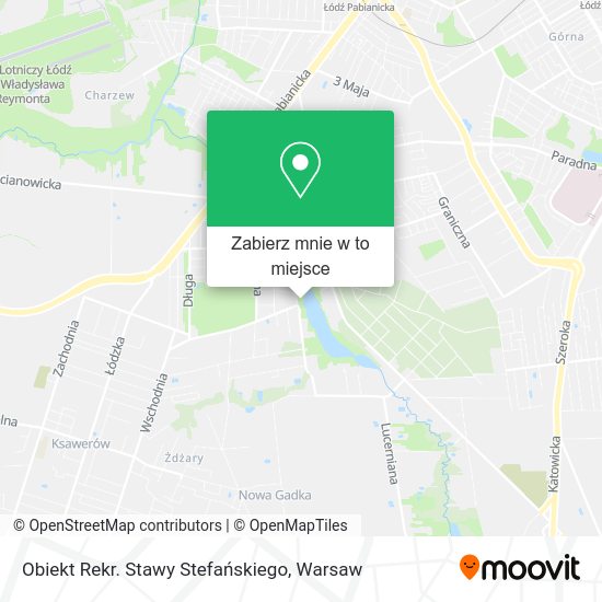 Mapa Obiekt Rekr. Stawy Stefańskiego