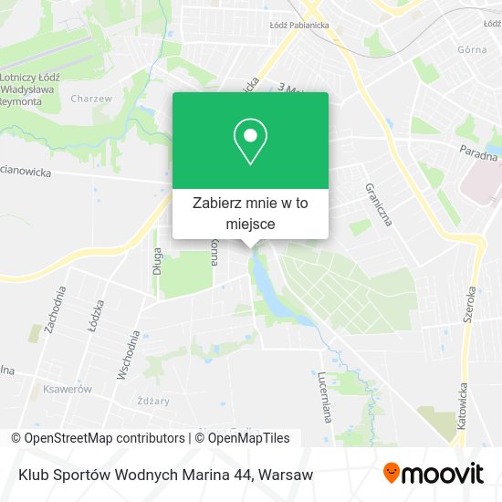 Mapa Klub Sportów Wodnych Marina 44