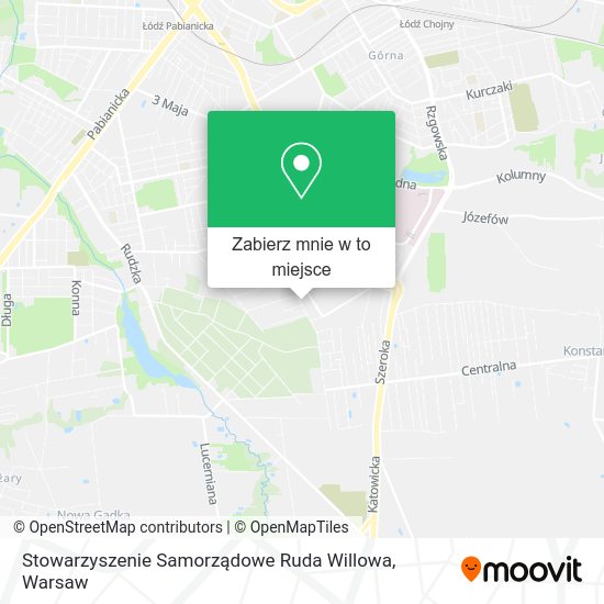 Mapa Stowarzyszenie Samorządowe Ruda Willowa