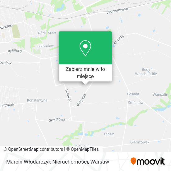 Mapa Marcin Włodarczyk Nieruchomości