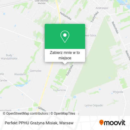 Mapa Perfekt PPHU Grażyna Misiak