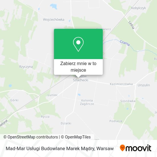 Mapa Mad-Mar Usługi Budowlane Marek Mądry