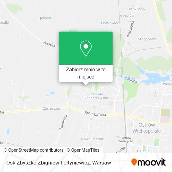 Mapa Osk Zbyszko Zbigniew Foltyniewicz