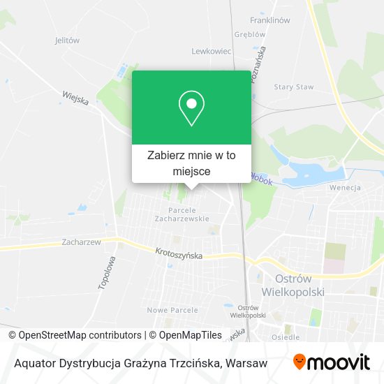 Mapa Aquator Dystrybucja Grażyna Trzcińska