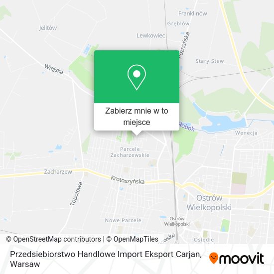 Mapa Przedsiebiorstwo Handlowe Import Eksport Carjan