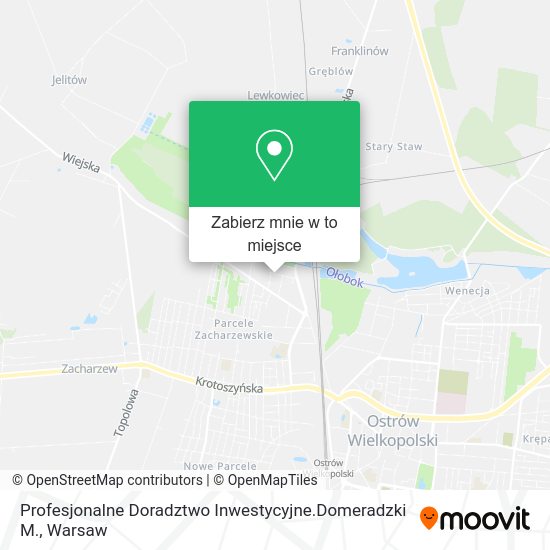 Mapa Profesjonalne Doradztwo Inwestycyjne.Domeradzki M.