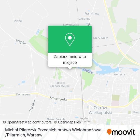 Mapa Michał Pilarczyk Przedsiębiorstwo Wielobranżowe /Pilarmich