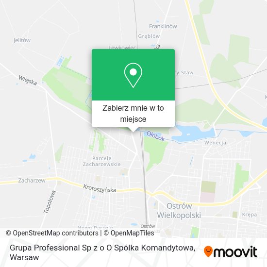 Mapa Grupa Professional Sp z o O Spólka Komandytowa