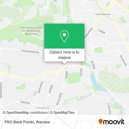 Mapa PKO Bank Polski