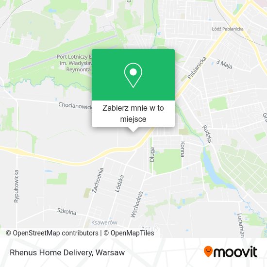 Mapa Rhenus Home Delivery