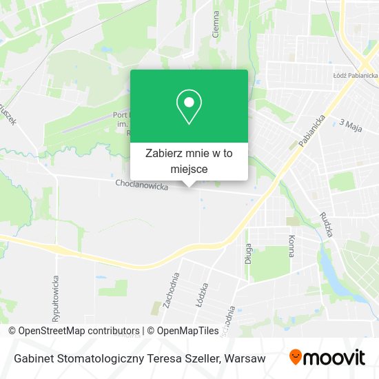 Mapa Gabinet Stomatologiczny Teresa Szeller