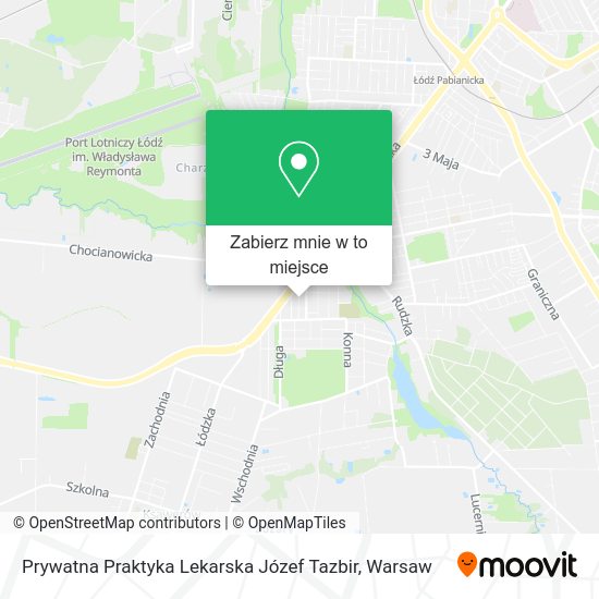 Mapa Prywatna Praktyka Lekarska Józef Tazbir